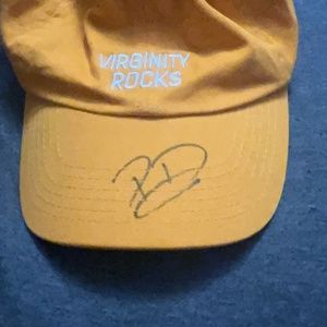 Virginity rocks autographed hat